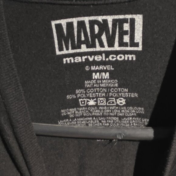 Deadpool Marvel Grapic T-Shirt Men's M Medium Black Red Short Sleeve Top - Picture 3 of 4